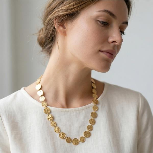 METAL ROUND CHAIN NECKLACE