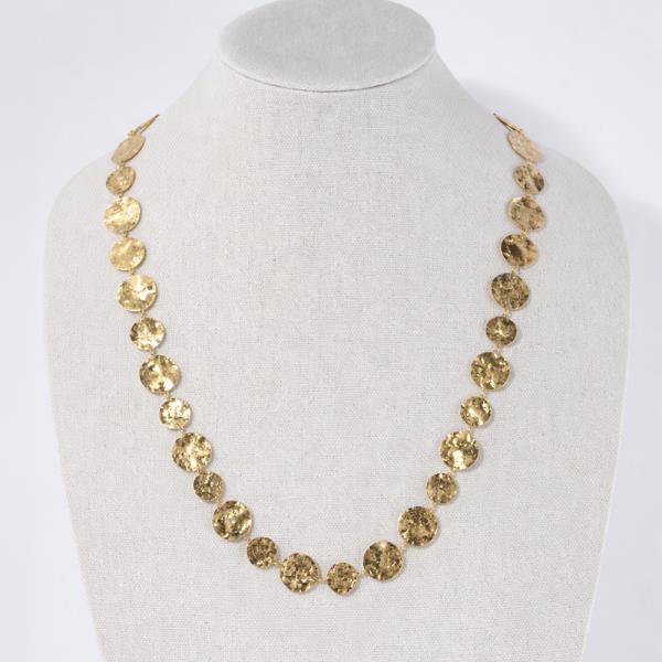 METAL ROUND CHAIN NECKLACE