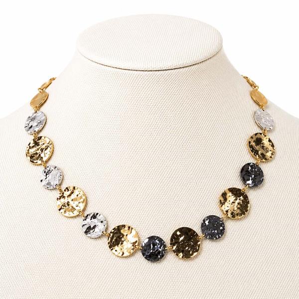 METAL ROUND CHAIN NECKLACE