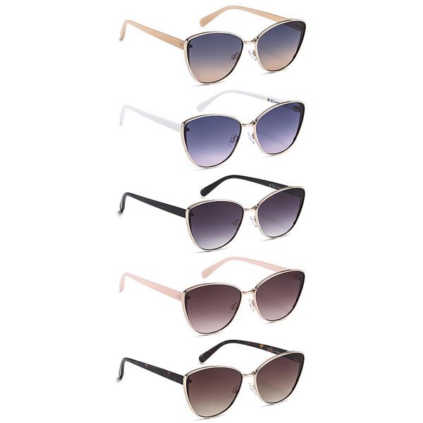 ROUND CAT EYE SUNGLASSES 1DZ