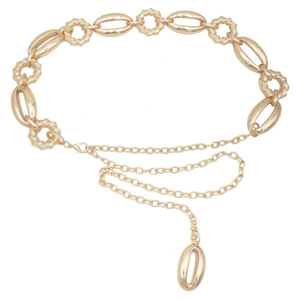 PLUS OVAL TWIST LINK CHAIN BELT