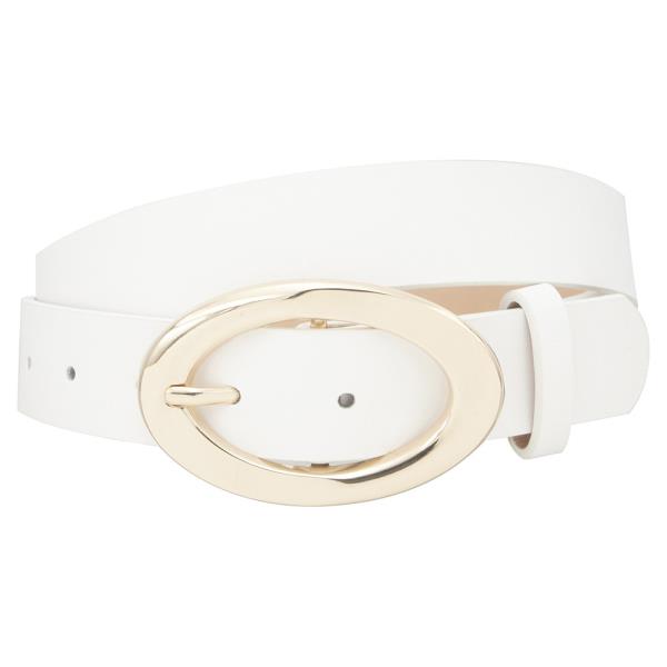 FLATTENED CUBAN OVAL LINK BUCKLE BELT