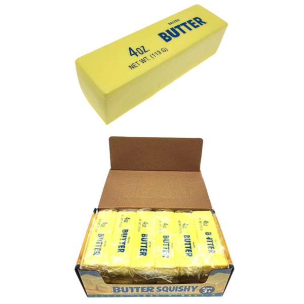 BUTTER SQUISHY SQUEEZE TOY (12 UNITS)