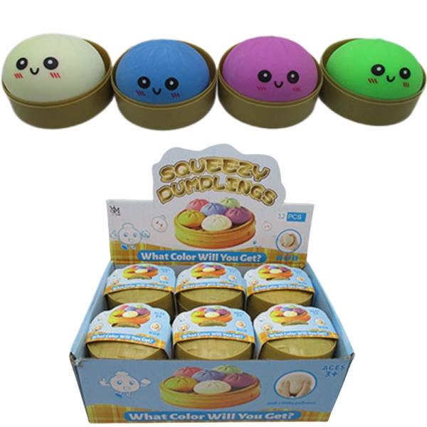 ETA-7/31 8.5 CM DUMPLING SQUISHY SQUEEZE TOY (12 UNITS)
