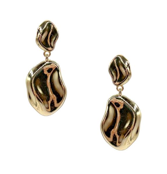 METAL DROP EARRING