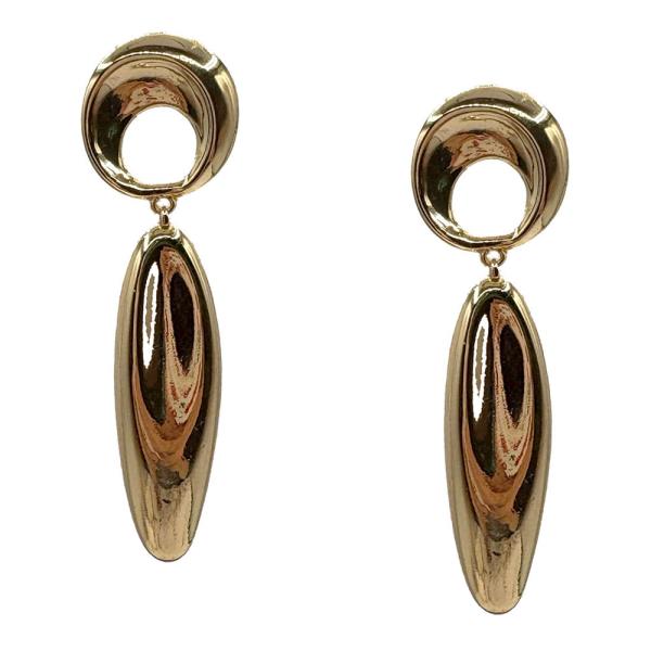 GOLD LINEAR EARRING