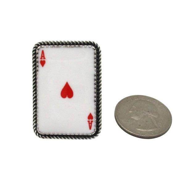 HEART ACE CARD RING