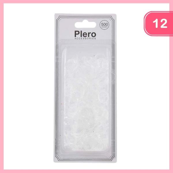 RUBBER HAIR TIE (12 UNITS)