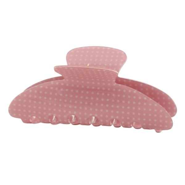 POLKA DOT HAIR CLAW CLIP