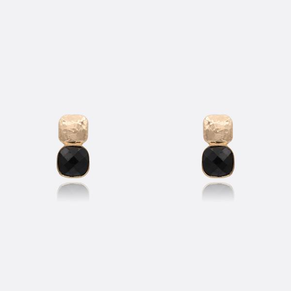 EPOXY STONE STUD EARRING