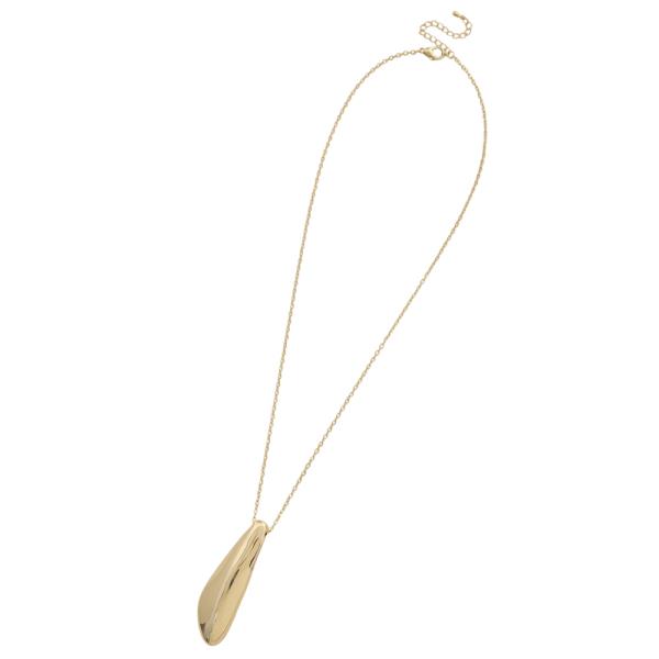 SODAJO LONG ASYMMETRIC PENDANT DROP DESIGN CHAIN LINK NECKLACE