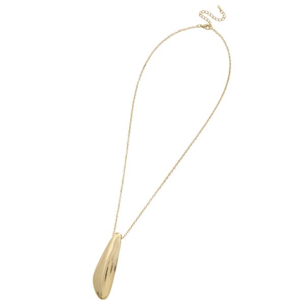 SODAJO UNIQUE SCULPTURE DROP PENDANT CHAIN NECKLACE