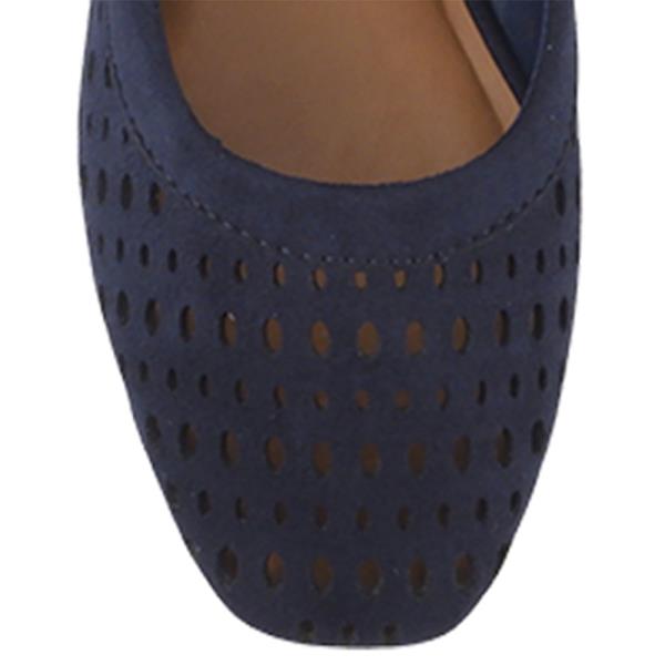 SUEDE MARYJANE FLAT