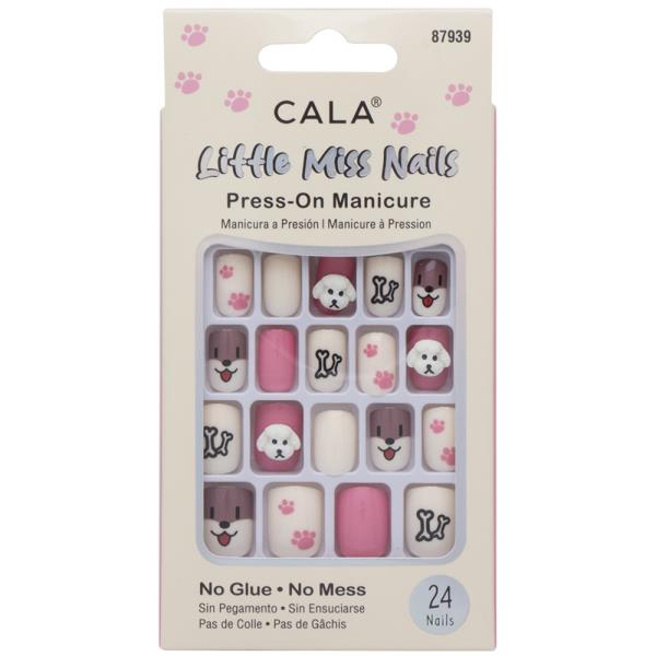 CALA LITTLE MISS NAILS PRESS ON MANICURE NAIL DECORATION SET