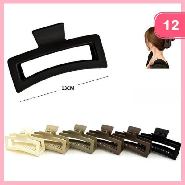 HAIR CLAW CLIP SET (12 UNITS)