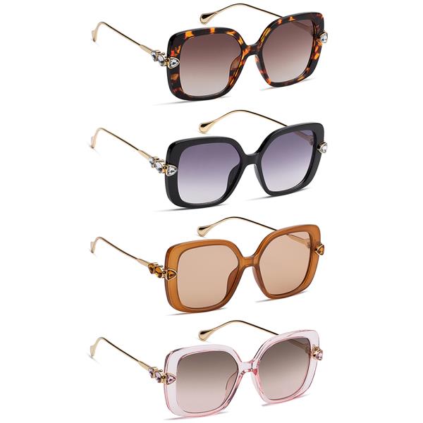STYLISH SQUARE SUNGLASSES 1DZ