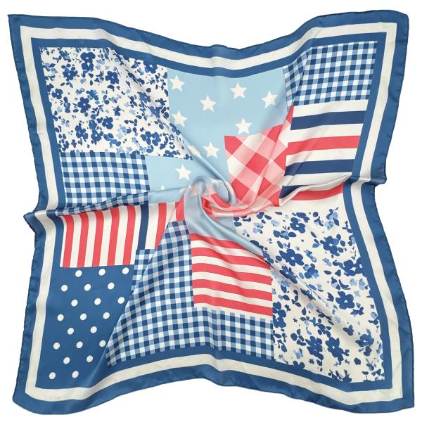 PATCH WORK PRINT SQUARE SCARF