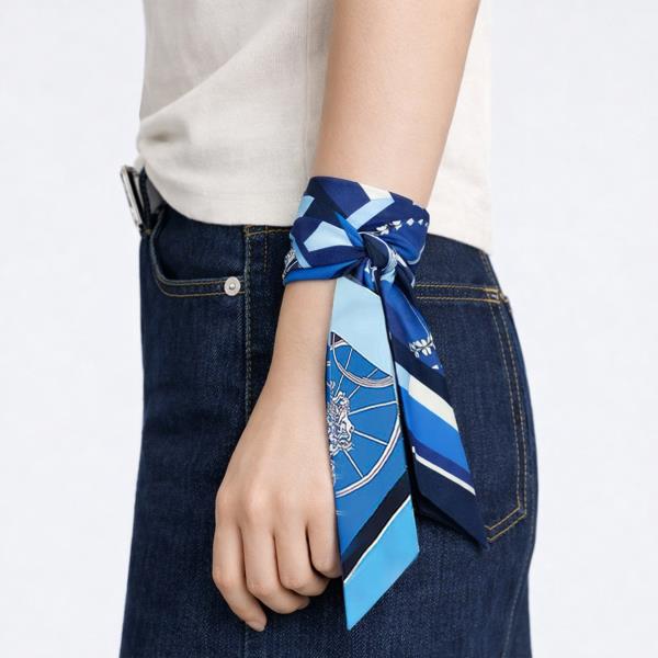 CITY BLOCK SKINNY SCARF