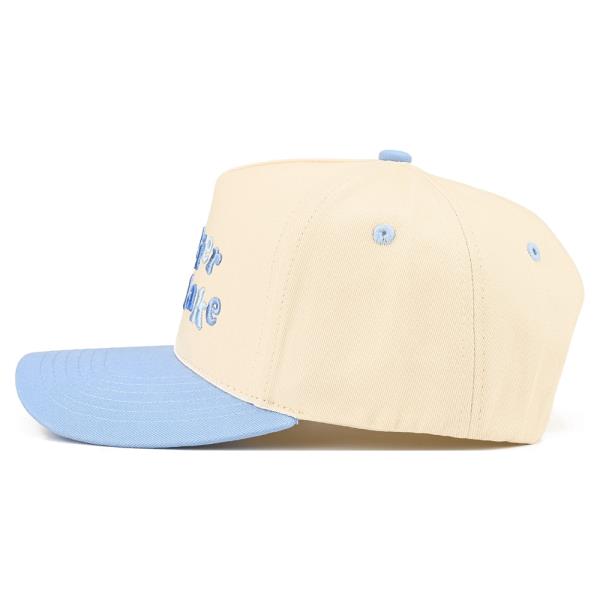CC HAPPIER AT THE LAKE TRUCKER HAT