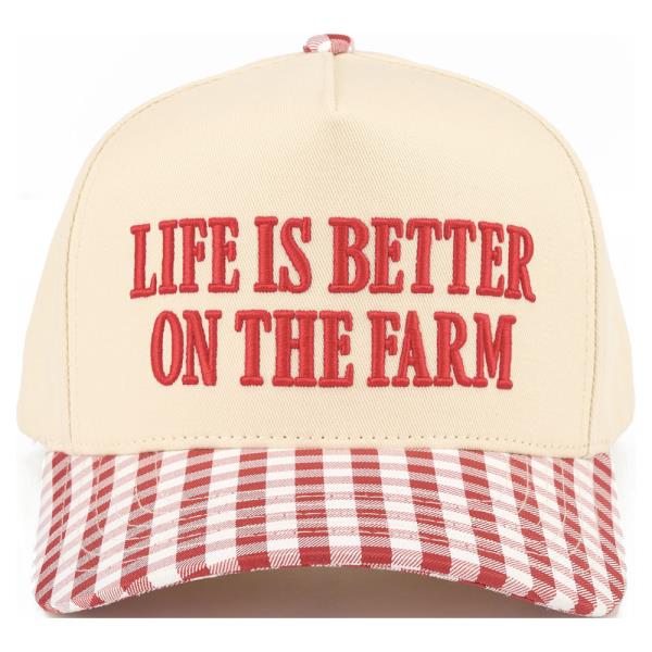 CC LIFE IS BETTER ON THE FARM TRUCKER HAT
