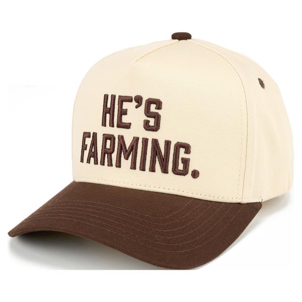 CC HE`S FARMING TRUCKER HAT