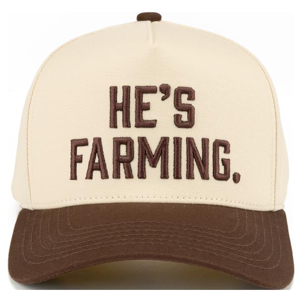 CC HE`S FARMING TRUCKER HAT