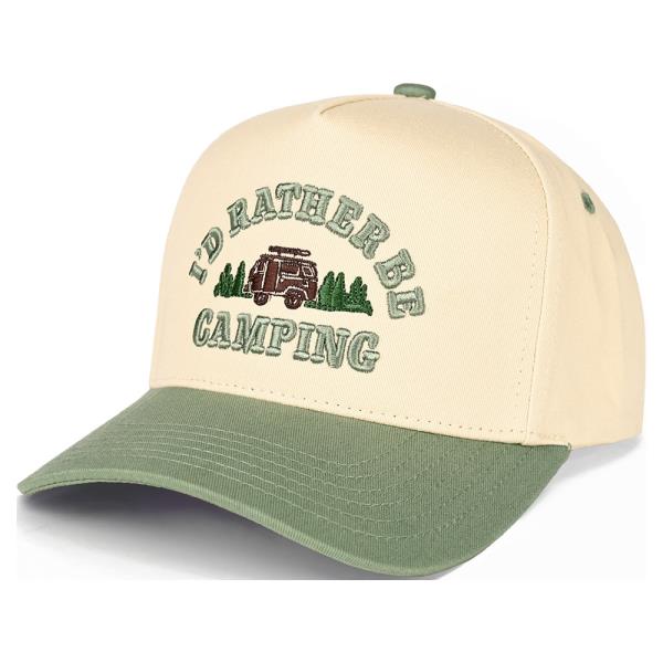 CC ID RATHER BE CAMPING TRUCKER HAT