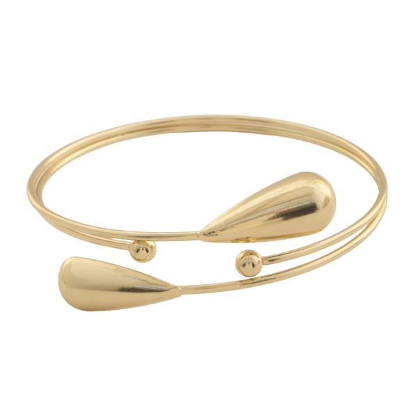SDJ METAL DESIGN SHAPED ARM CUFF BRACELET