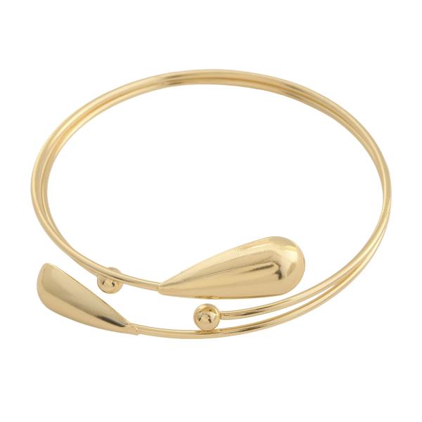 SDJ METAL DESIGN SHAPED ARM CUFF BRACELET