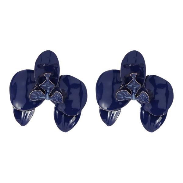 EPOXY FLOWER POST EARRING