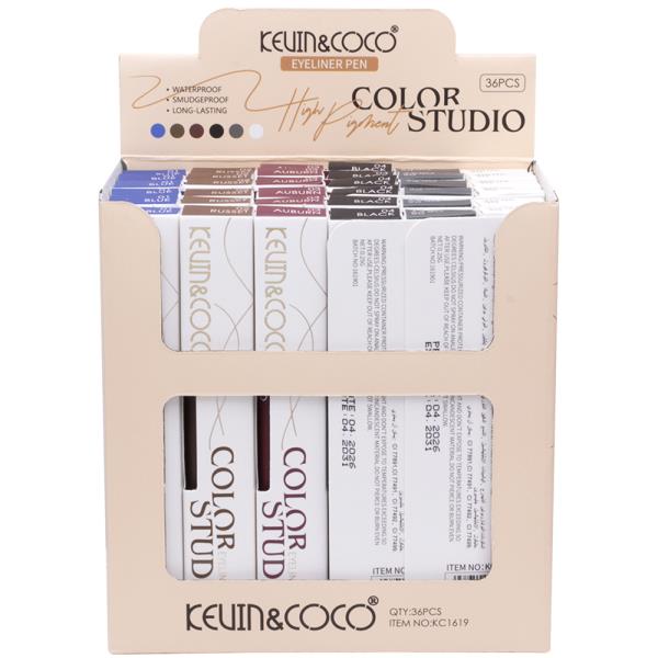 KEVIN AND COCO COLOR STUDIO HIGH PIGMENT EYELINER (36 UNITS)
