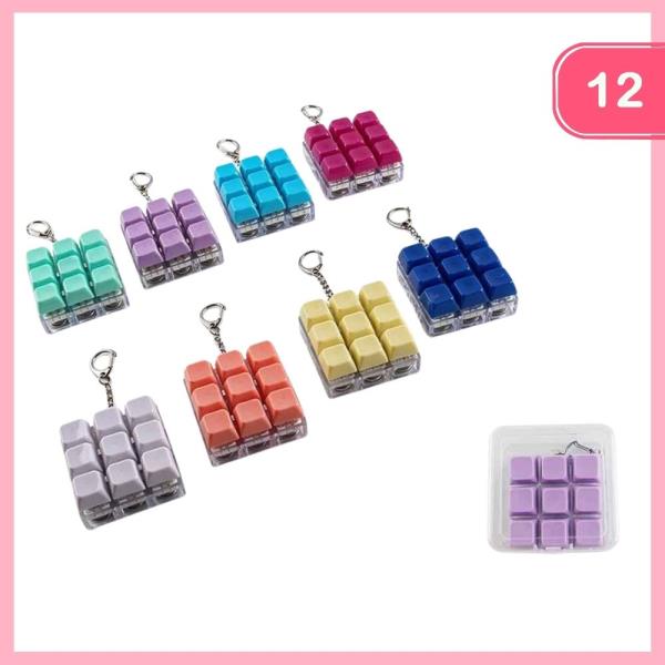 KEYBOARD FIDGET KEYCHAIN (12 UNITS)