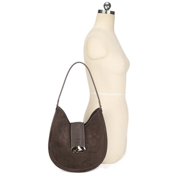 MODERN CHIC ROUND SHOULDER BAG