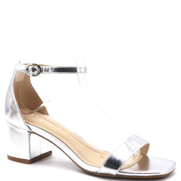 ONE BAND CLOSE COUNTER ANKLE STRAP MID HEEL