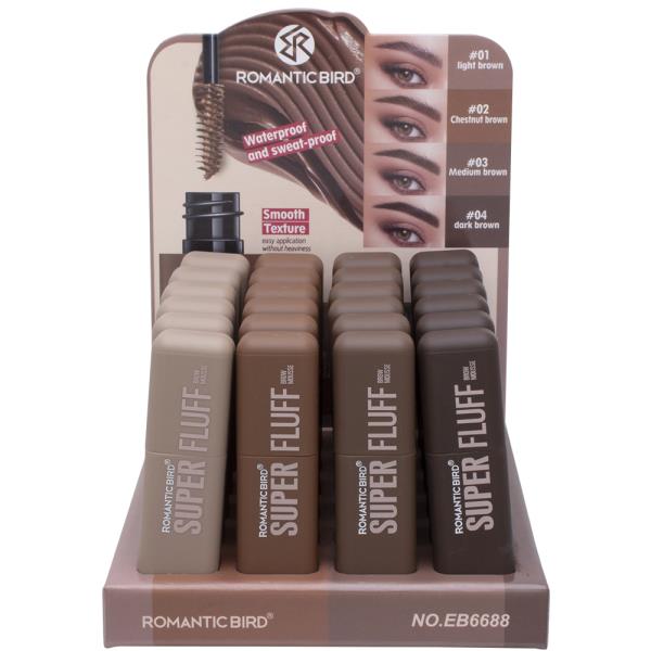 ROMANTIC BIRD SUPER FLUFF BROW MOUSSE (24 UNITS)