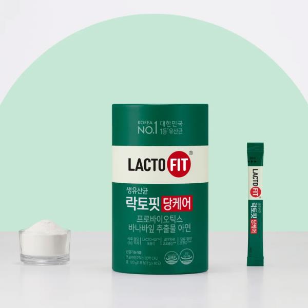 LACTO FIT GLUCOSE PROBIOTICS SUPPLEMENTS 0.07 OZ.(2G) X 60