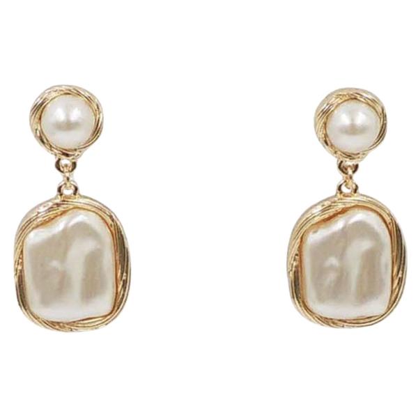 BAROQUE PEARL DROP EARRINGS