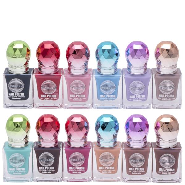 LUODANQI 3IN1 QUIKE DRYING NAIL POLISH (24 UNITS)