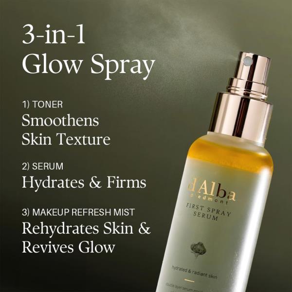 D`ALBA PIEDMONT ITALIAN WHITE TRUFFLE FIRST SPRAY SERUM