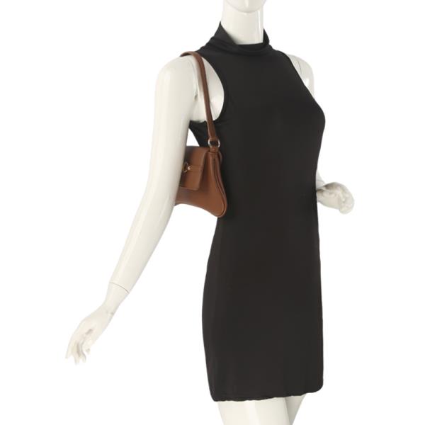 CURVED FASHION DESIGN SHOULDER BAG