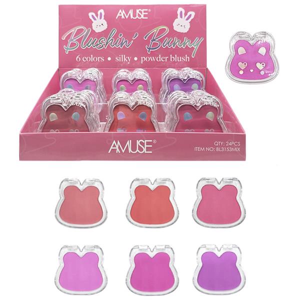AMUSE BLUSHIN BUNNY POWDER BLUSH (24 UNITS)