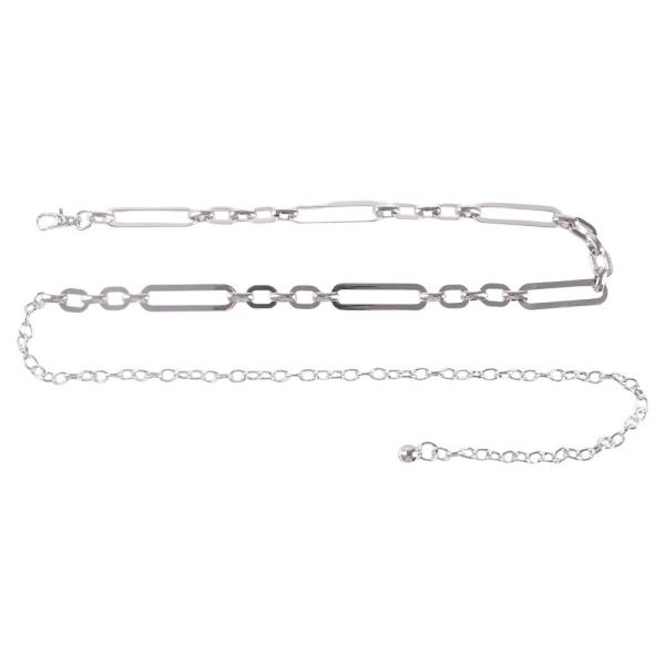 OVAL METAL CHAIN BELT
