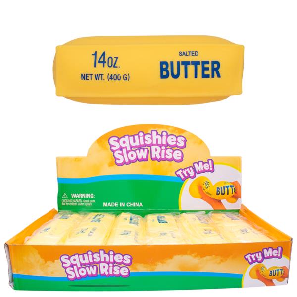 BUTTER SQUISHY SQUEEZE TOY (6 UNITS)