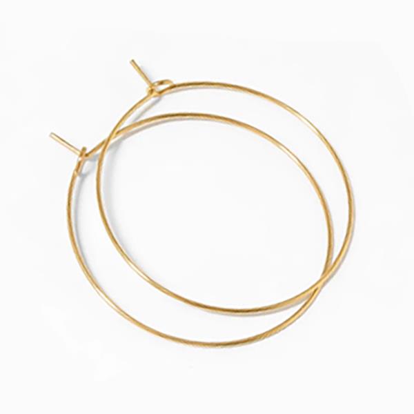 WIRE HOOP EARRING
