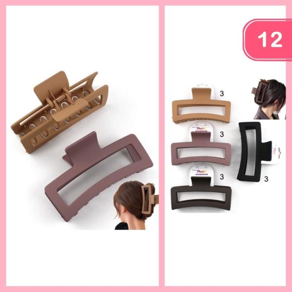 HAIR CLAW CLIP (12 UNITS)