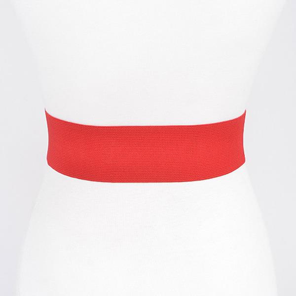 COLOR METAL BUCKLE ELASTIC BELT