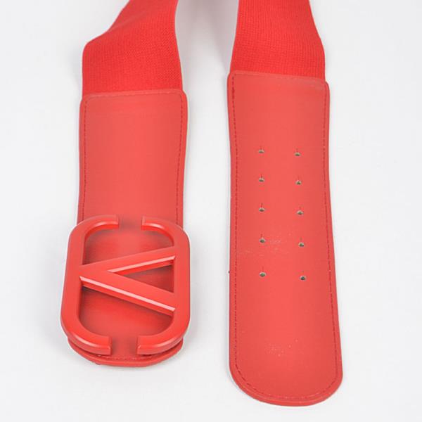 COLOR METAL BUCKLE ELASTIC BELT