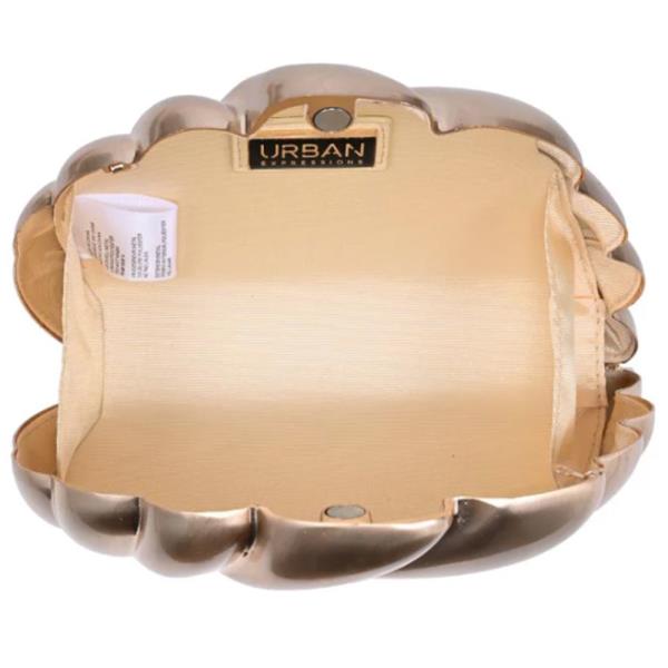 SCULPTED NAUTILUS SHELL ISLA EVENING BAG