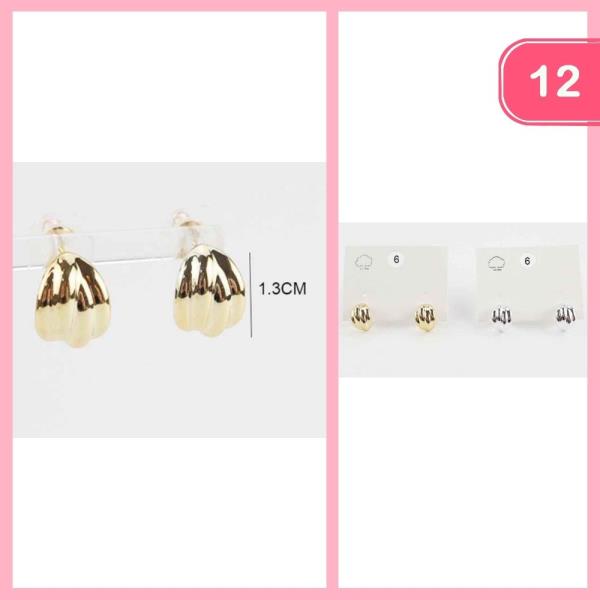 LAYERED HOOP EARRING (12 UNITS)