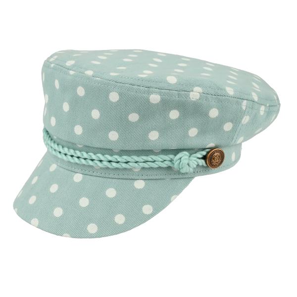 CC COTTON POLKA DOT FISHERMAN CAP